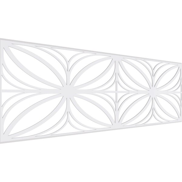 Ekena Millwork Set of Four Panels for 94 1/2"W x 32 1/4"H Otis Fretwork Wainscot Wall Paneling WPKP16X01X47OTS - main
